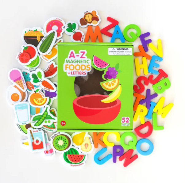 Curious Columbus - Magnetic Foods and Letters