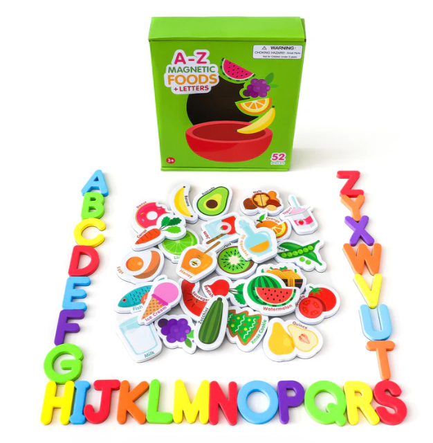 Curious Columbus - Magnetic Foods and Letters